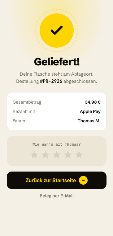Bestätigung