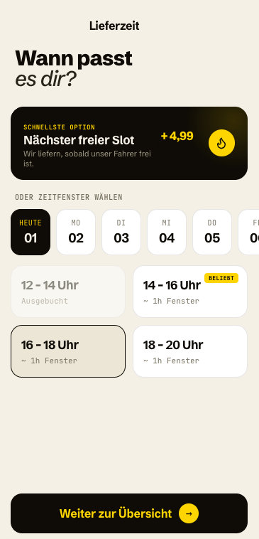 Lieferzeit