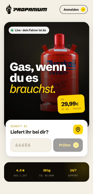 App Startseite
